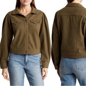 FOR THE REPUBLIC
Puff Shoulder Felted
Crop Jacket